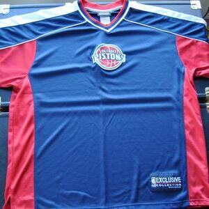 Detroit Pistons NBA Exclusive Collection Short Sleeve Team Apparel Size: Large